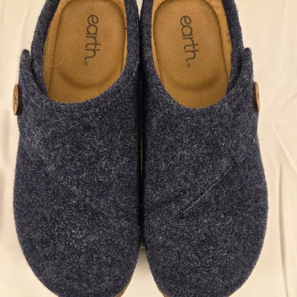 Earth Ezra Wool Clogs – Blue – Women’s Size 8.5 - Picture 5 of 8